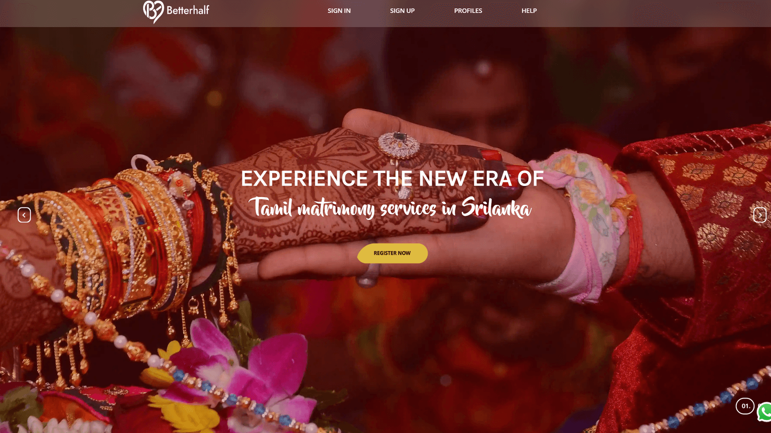Next.js web application project